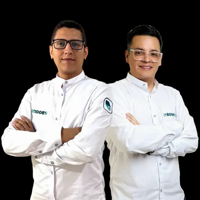 Fundadores de Boostec: José y David